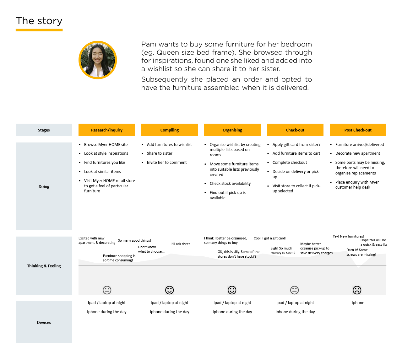 persona journeymap